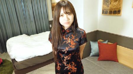 [Uncensored] Dress up a cheongsam while making a disgusting face. Thin slender beauty body. - Close contact with a deli***e beautiful man and lick deep and ****-*****.